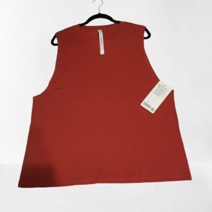 Lululemon All Your Boyfriend Tank Rust Size 12